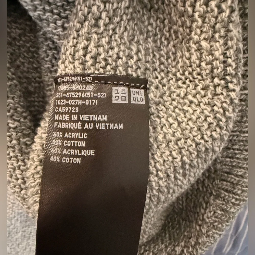 UNIQLO - NWT - Mint Green Gray Sweater (Unisex) - Picture 5 of 6